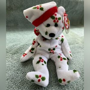 1 WEEK SALE - *2 FOR $22* - TY Beanie Baby "1998 HOLIDAY TEDDY"